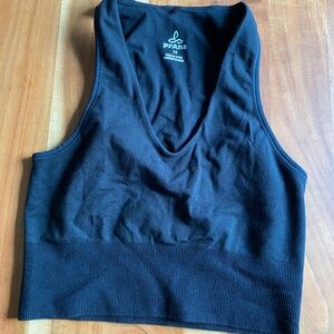 Prana Black Activewear Top